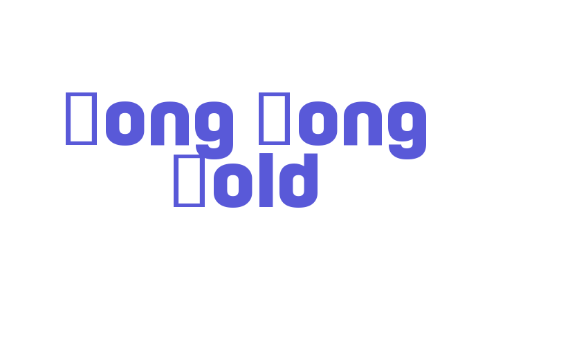 Hong Kong Bold Font