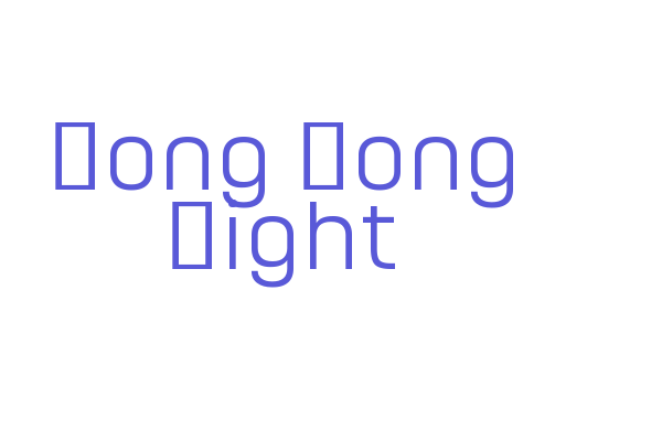 Hong Kong Light Font