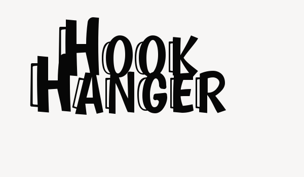 Hook Hanger Font