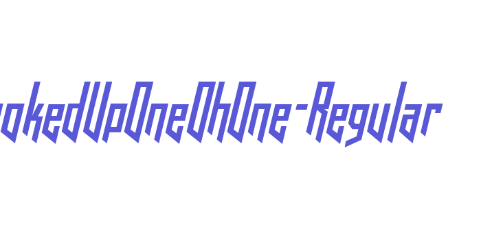 HookedUpOneOhOne-Regular Font