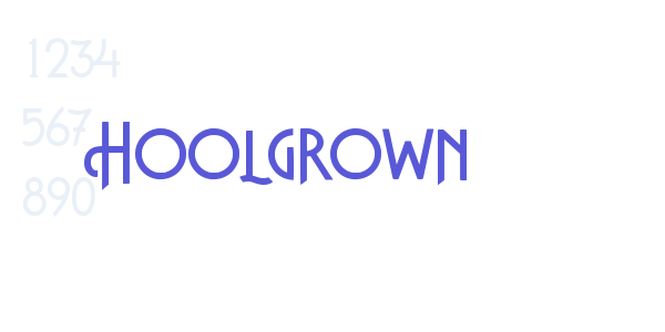 Hoolgrown font free