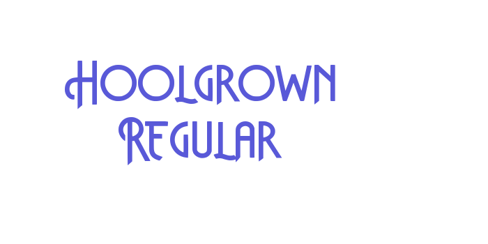 Hoolgrown Regular Font Download