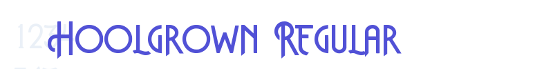 Hoolgrown Regular-font