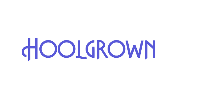 Hoolgrown Font