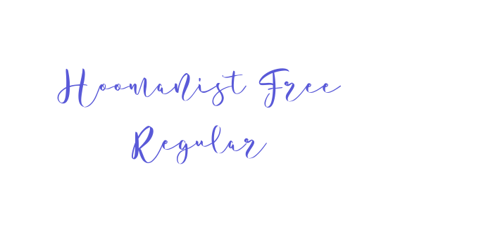 Hoomanist Free Regular Font Download