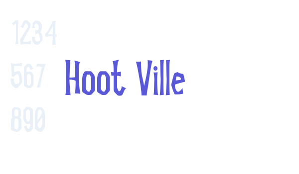 Hoot Ville Font