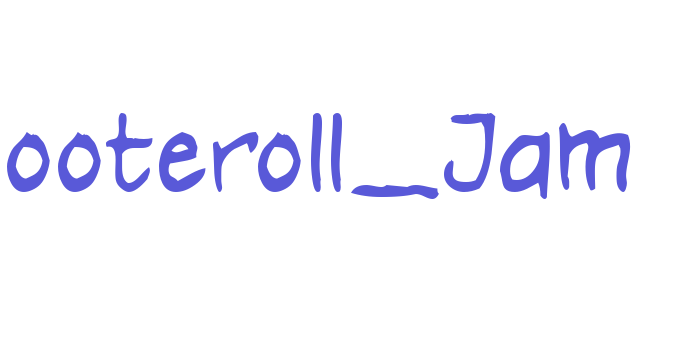 Hooteroll_Jam Font