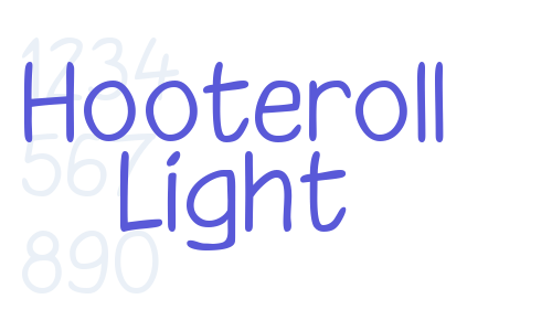 Hooteroll Light Font Download