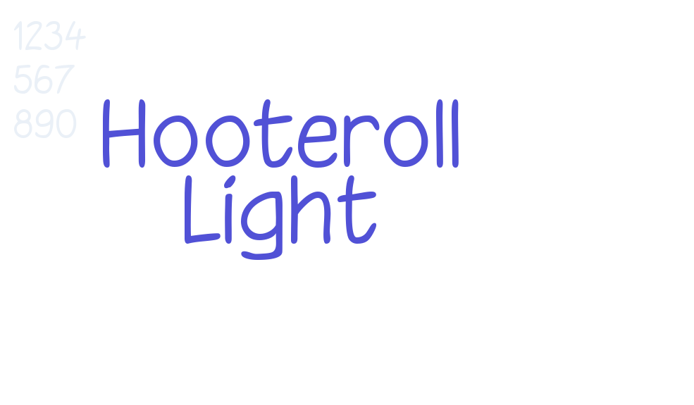 Hooteroll Light-font-download