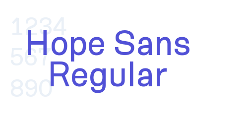Hope Sans Regular-font-download