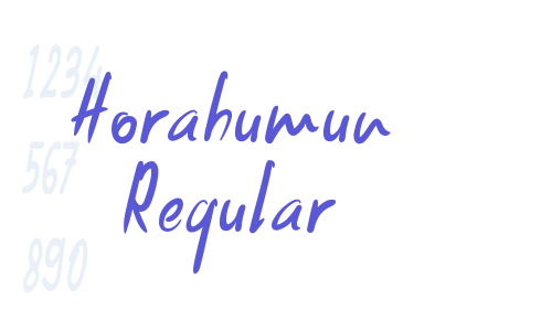 Horahumun Regular Font Download