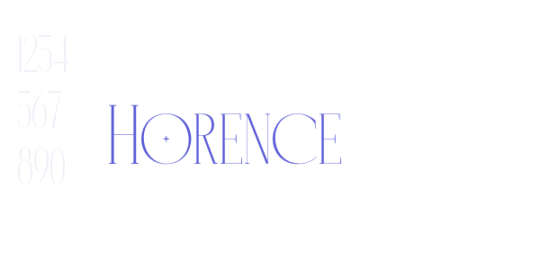 Horence font free