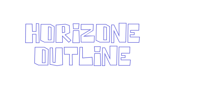 Horizone Outline Font Download