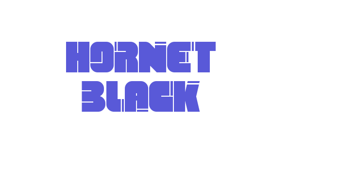 Hornet Black Font Download