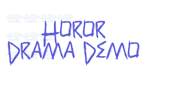 Horor Drama Demo font