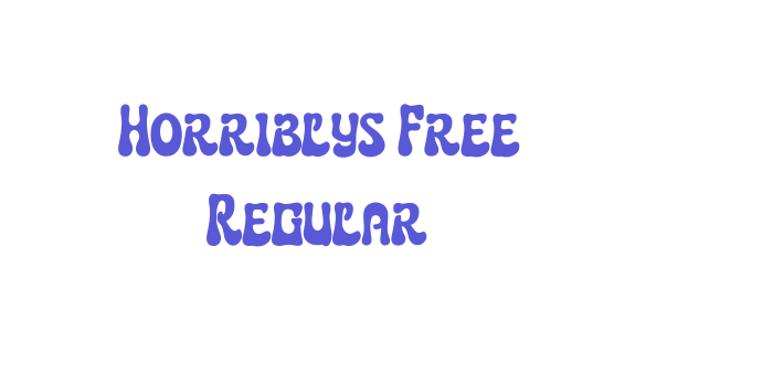 Horriblys Free Regular Font Download