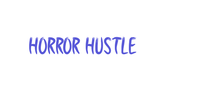 Horror Hustle Font Download