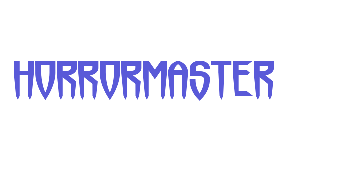 Horrormaster Font