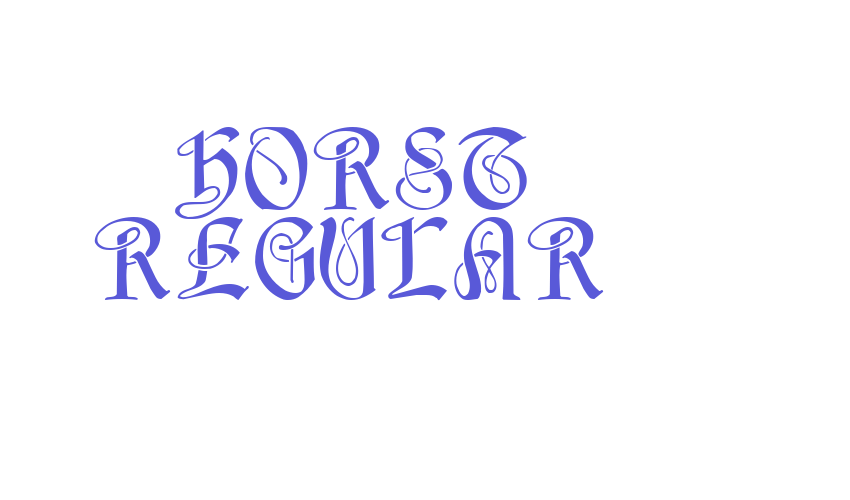 Horst Regular Font