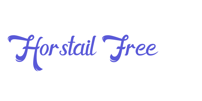 Horstail Free Font