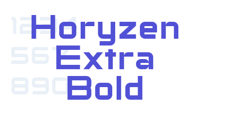 Horyzen Extra Bold-font-download