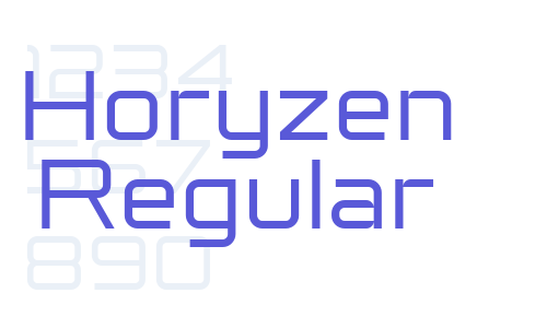 Horyzen Regular Font Download