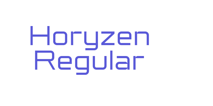 Horyzen Regular Font Download