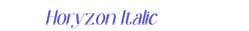 Horyzon Italic