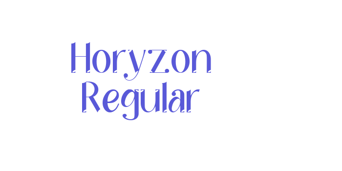 Horyzon Regular Font Download