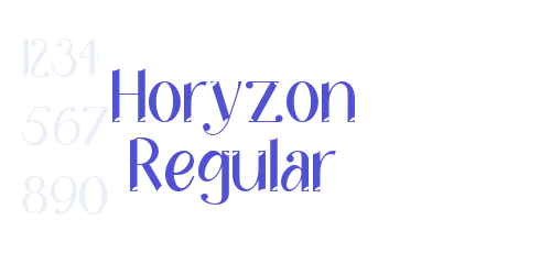 Horyzon Regular-font-download