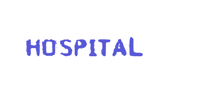 Hospital Font Download