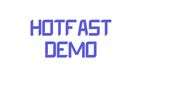 Hotfast Demo Font