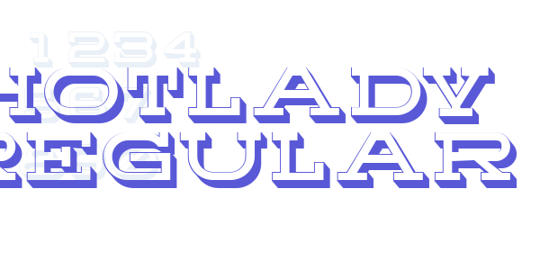 Hotlady Regular font