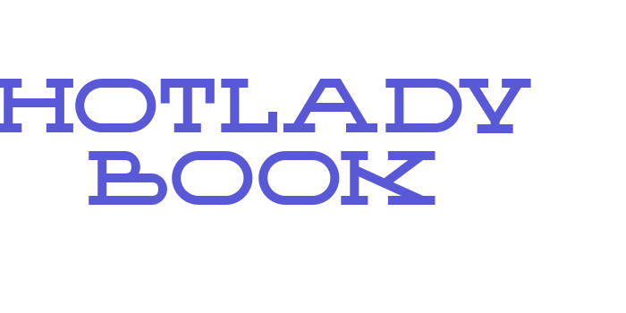 Hotlady Book Font Download