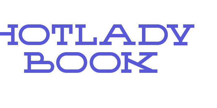 Hotlady Book Font