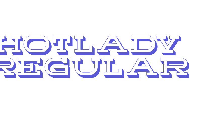 Hotlady Regular Font Download