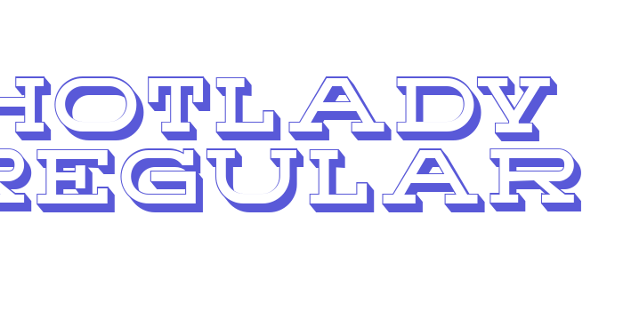 Hotlady Regular Font Download