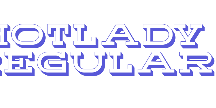 Hotlady Regular Font