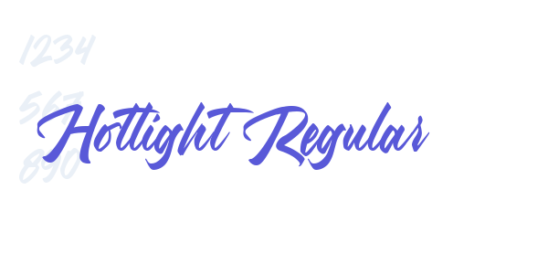 Hotlight Regular font free