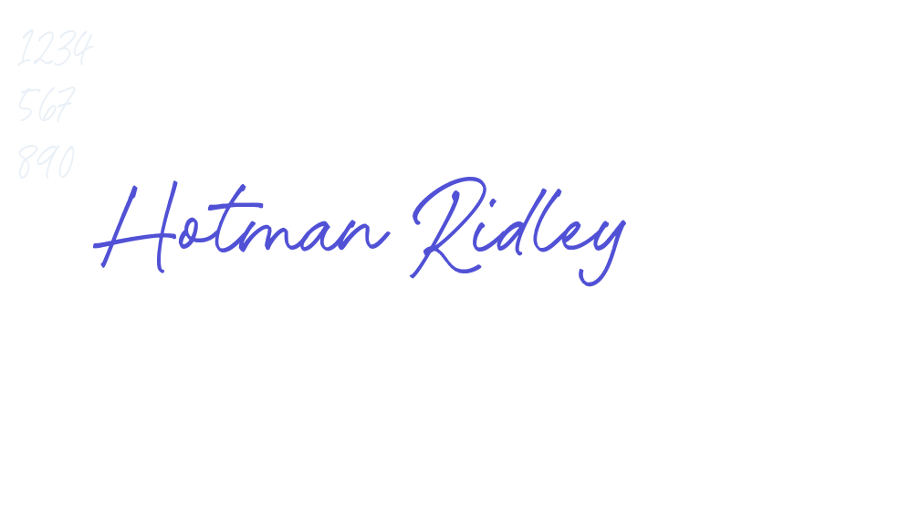 Hotman Ridley-font-download