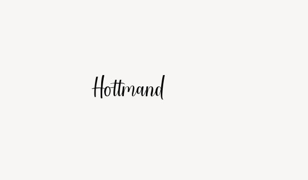 Hottmand Font