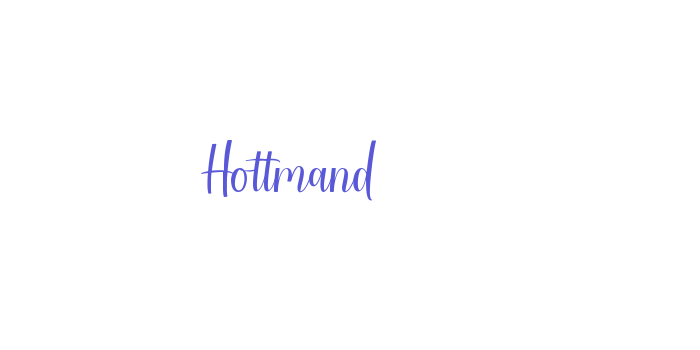 Hottmand Font