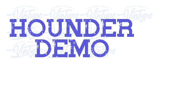 Hounder Demo font free