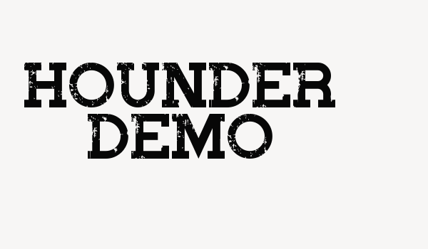 Hounder Demo Font