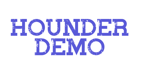 Hounder Demo Font Download