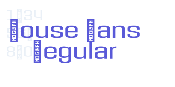 House Sans Regular font free