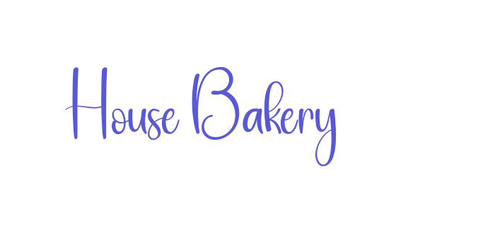 House Bakery Font Download