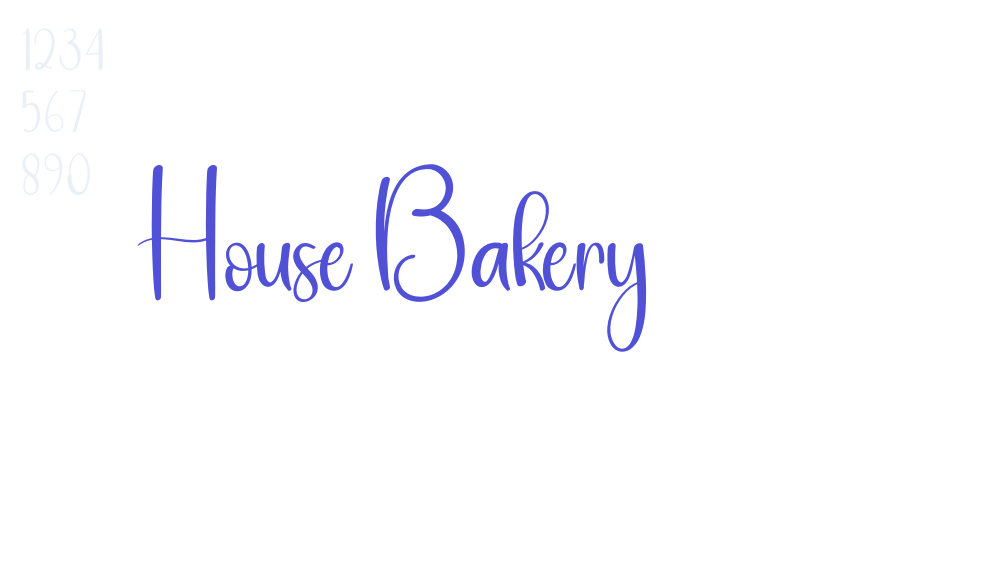 House Bakery-font-download