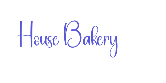 House Bakery Font