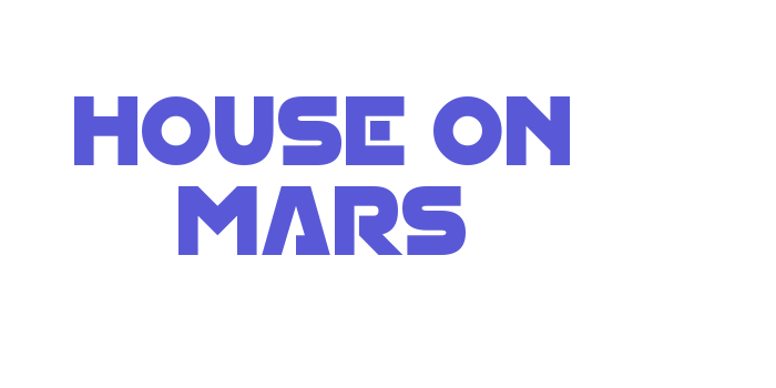 House On Mars Font Download